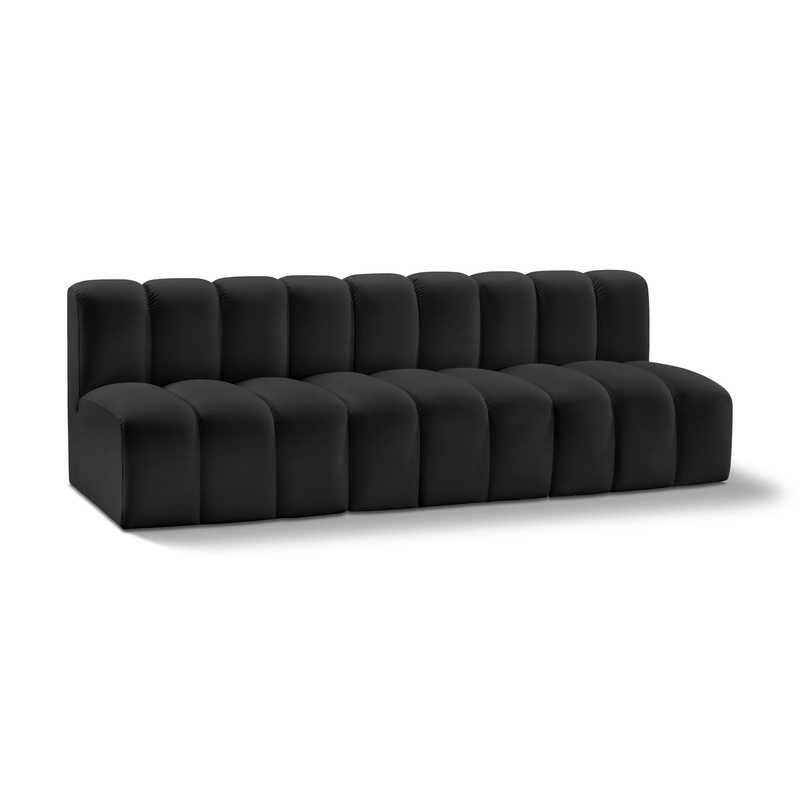 Arc – Faux Leather 3 Seats Modular Sofa