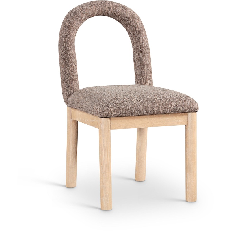 Conrad – Linen Dining Chair With Natural Legs