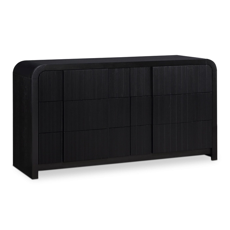 Fluted – Dresser|Black|White|Light Brown|Dark Brown