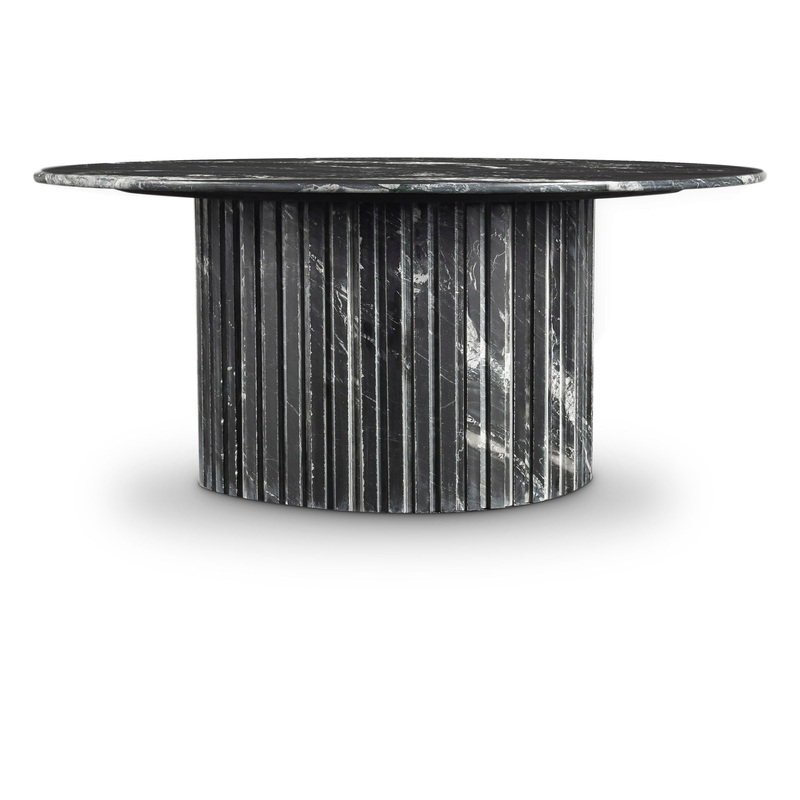 Genoa – Coffee Table|Black|Dark Green|Light Brown|White