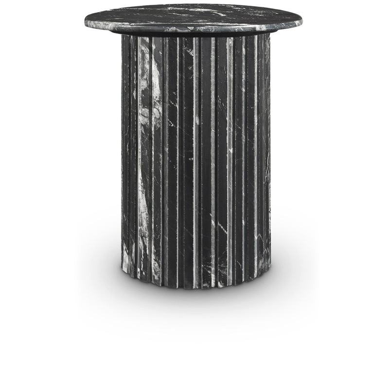 Genoa – End Table|Black|Dark Green|Light Brown|White