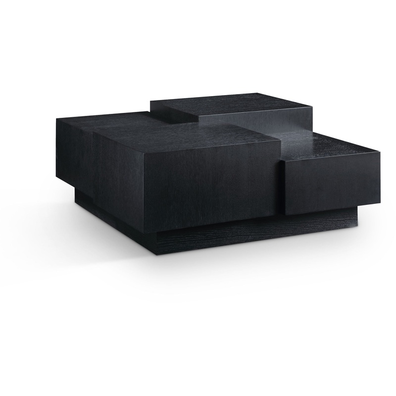 Mateo – Coffee Table|Black|Light Brown