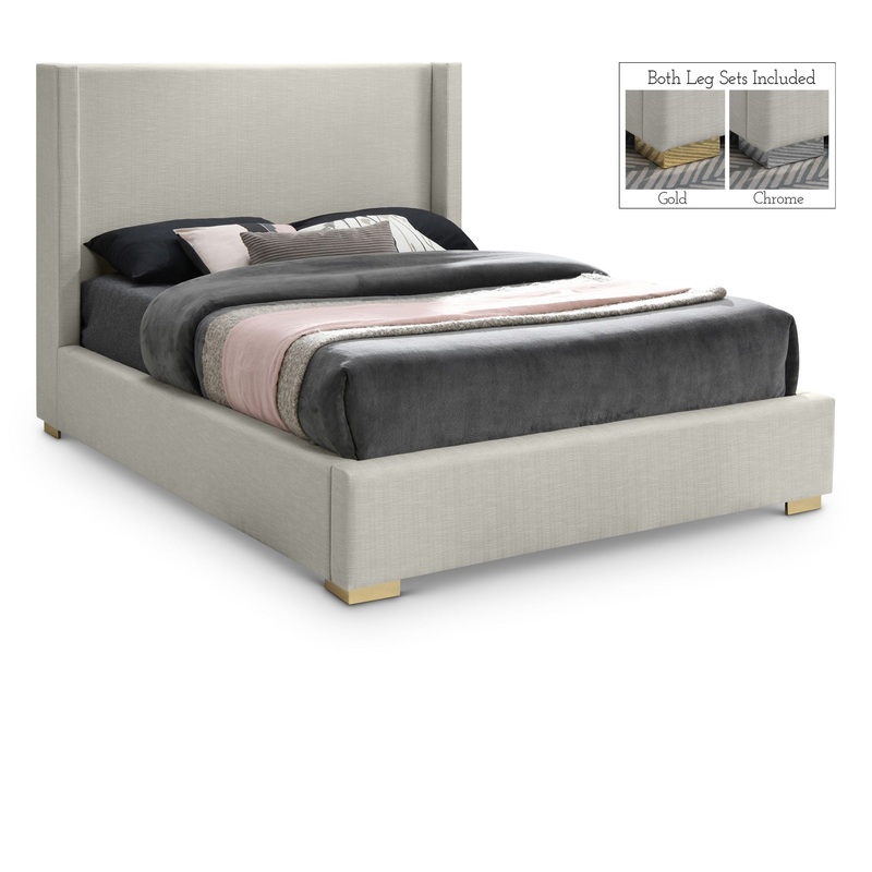 Royce – Bed|Gray|Blue|Beige|Full|King|Queen|Twin