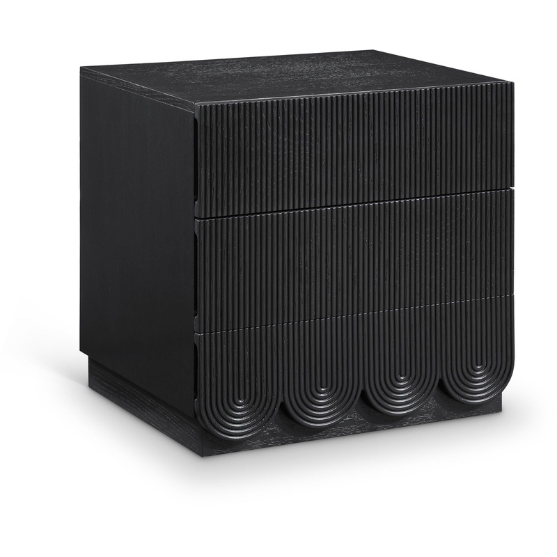 Scallop – Night Stand|Black|Dark Brown|Light Brown