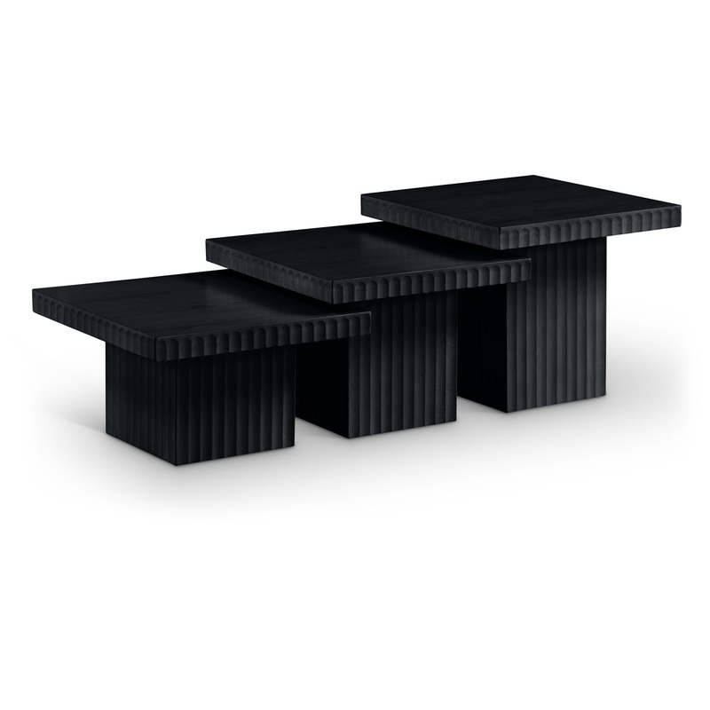 Spencer – Oak Veneer 3 Piece Coffee Tabl