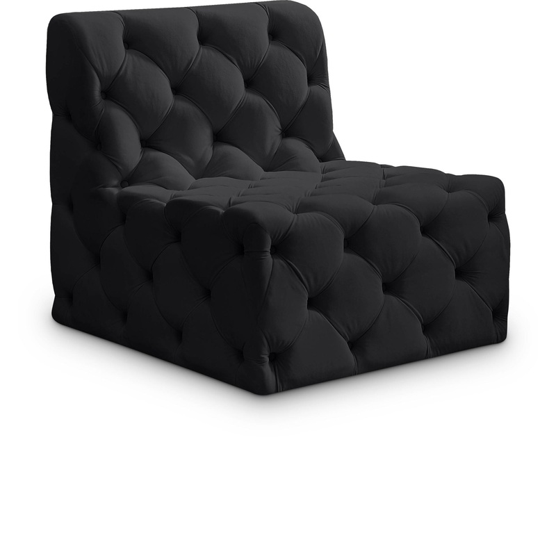 Tuft – Armless Chair|Black|Beige|Blue|Dark Gray