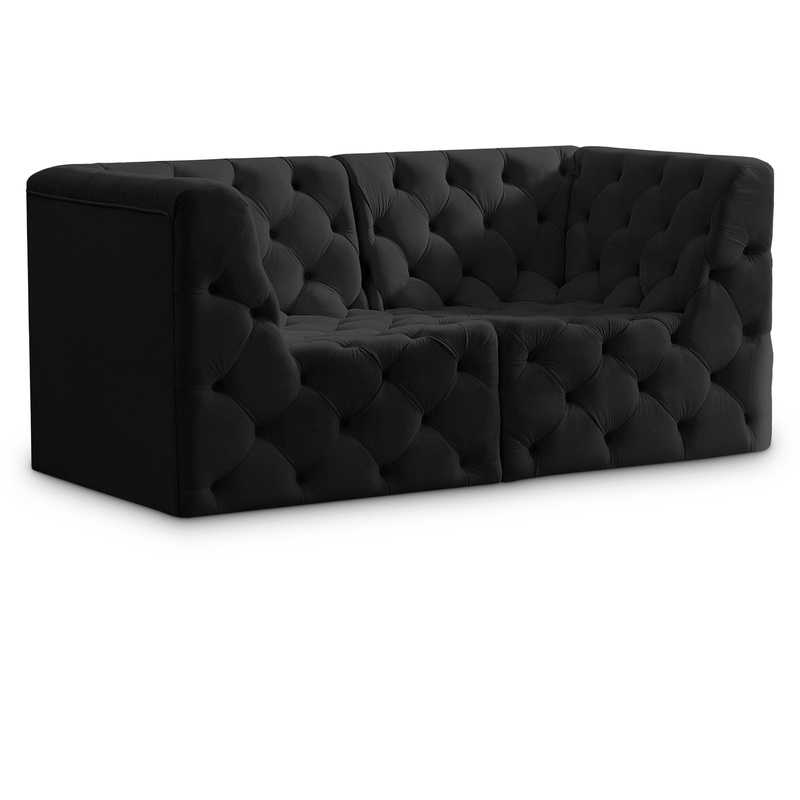 Tuft – Modular Sofa – 2 Seats|Black|Beige|Dark Gray|Blue