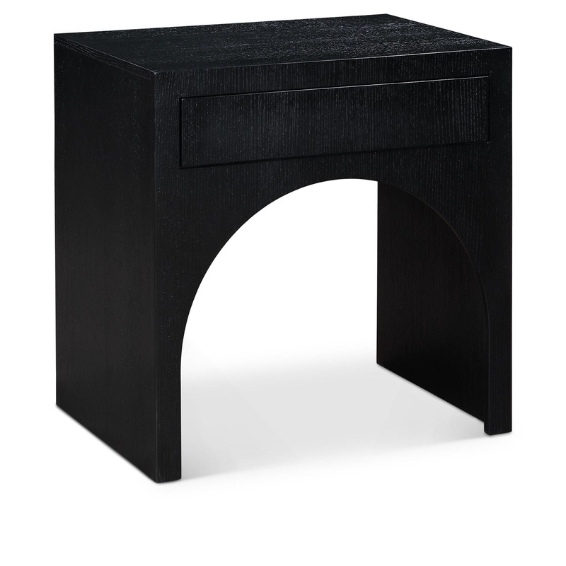 August – Night Stand|Black|Light Brown|Dark Brown|White