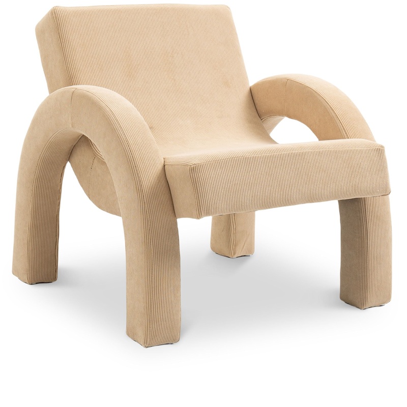 Corduroy – Accent Chair|Beige|Black|Dark Brown|Orange|White|Green
