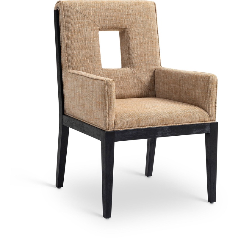 Gwendolyn – Dining Arm Chair With Black Frame