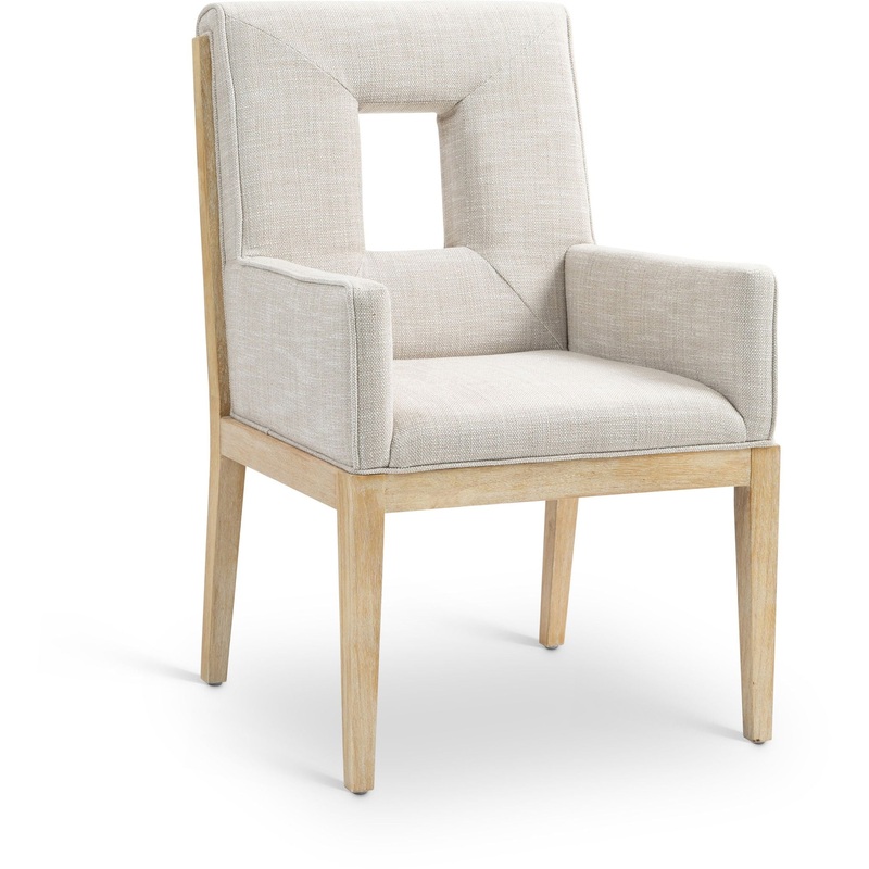 Gwendolyn – Dining Arm Chair With Natural Frame