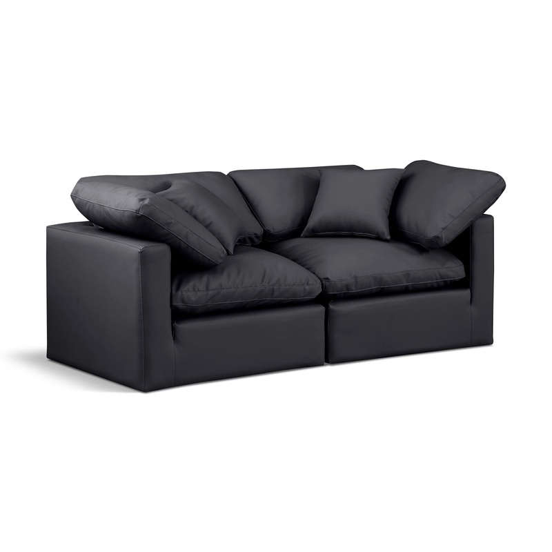 Indulge – Faux Leather 2 Seat Modular Sofa