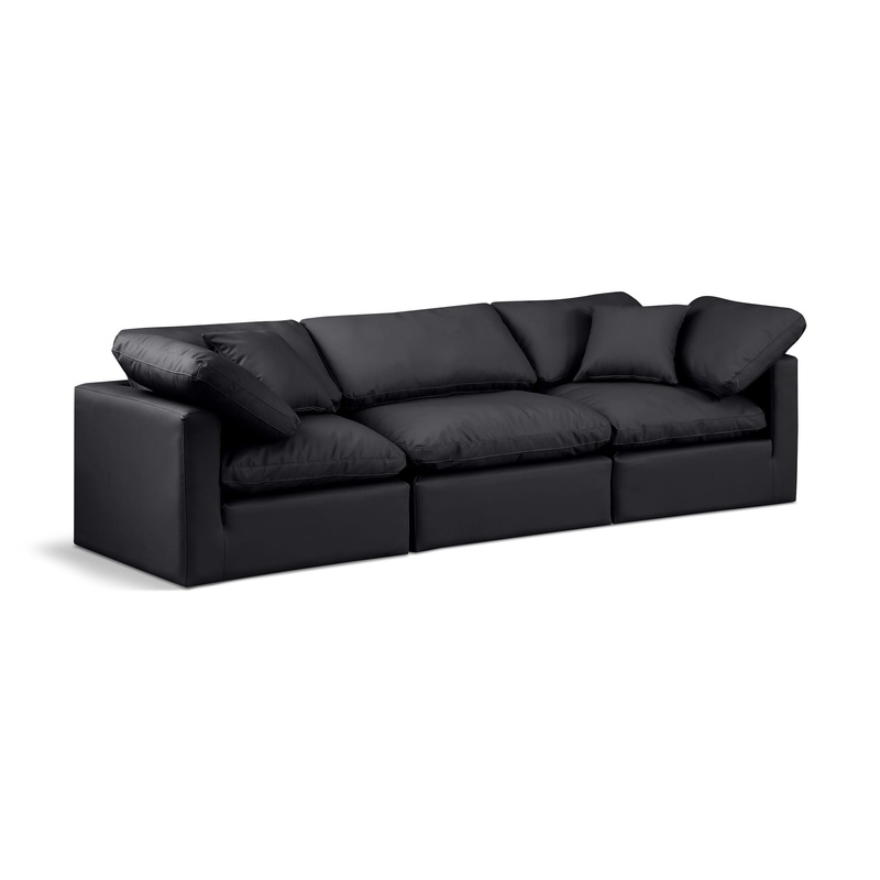 Indulge – Faux Leather 3 Seat Modular Sofa