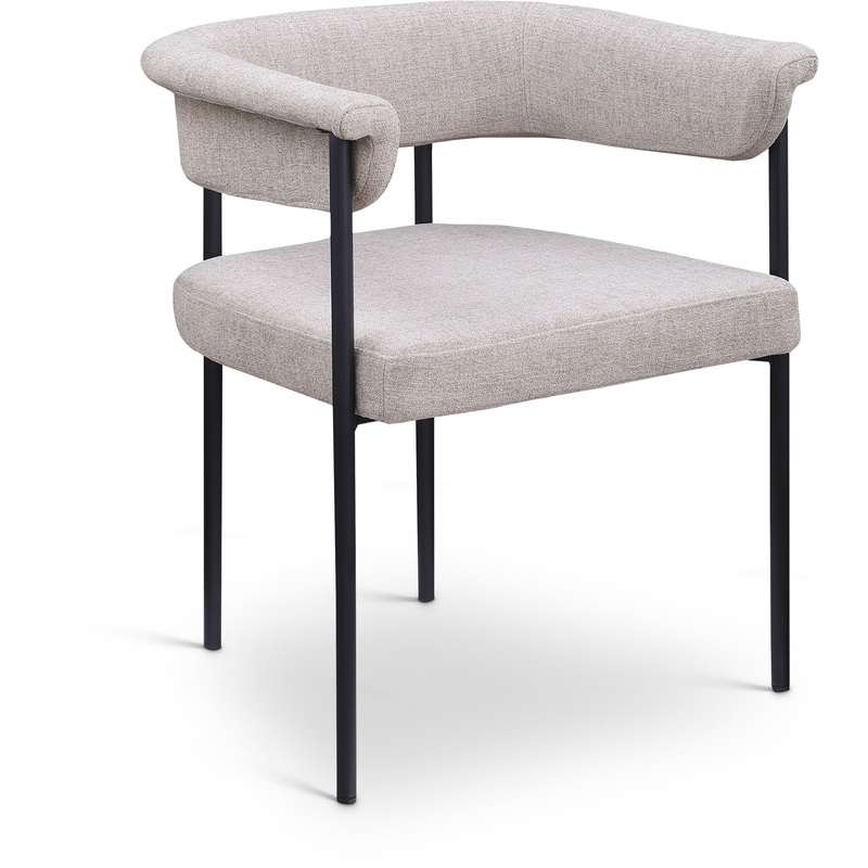 Malin – Linen Dining Chair (Set of 2) – Taupe