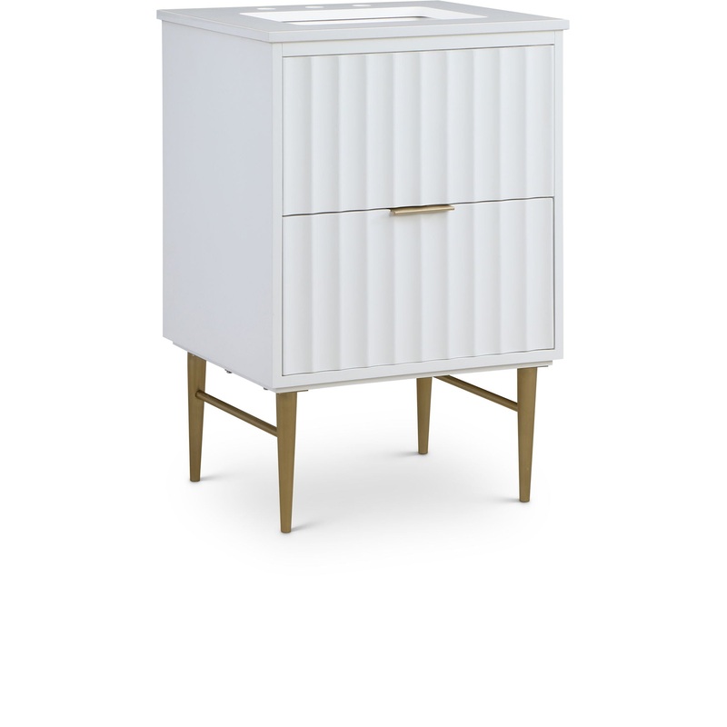 Modernist – Bathroom Vanity With Gold Legs
