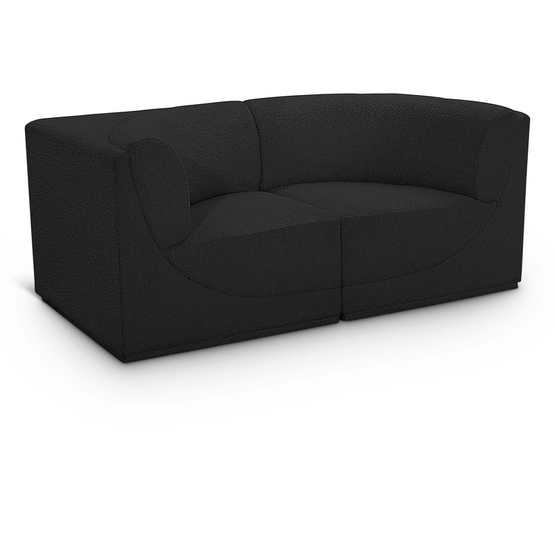 Ollie – 2 Seat Modular Sofa|Black|Dark Brown|White|Dark Green|Gray