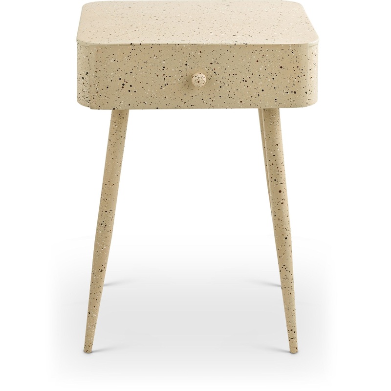 Rylan – Iron Nightstand|Beige|Black|White