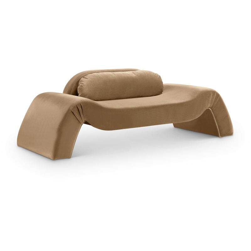 Austin – Fabric Loveseat|Light Brown|Beige
