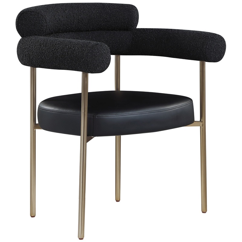 Blake – Dining Chair With Bronze Legs (Set of 2)