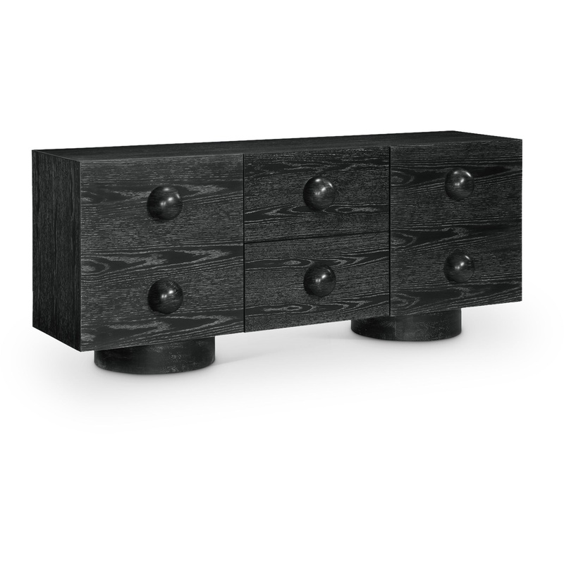 Bubble – Rubberwood with Oak Veneer Sideboard / Buffet
