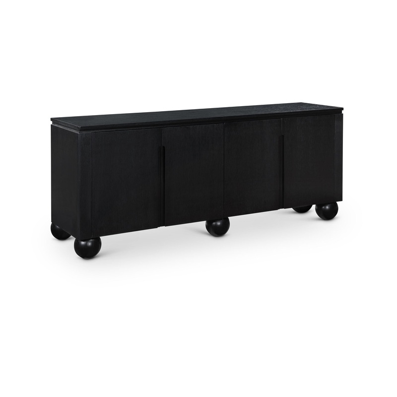 Cardiff – Sideboard / Buffet|Black|Light Brown