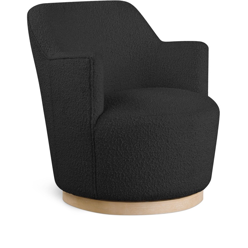 Clarita – Boucle Swivel Accent Chair