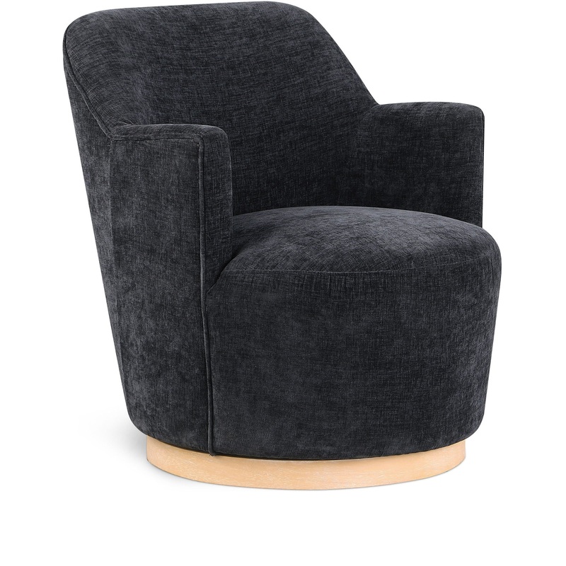 Clarita – Chenille Swivel Accent Chair