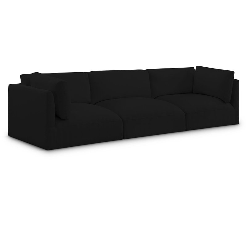 Ease – 3 Seat Modular Sofa|Black|White