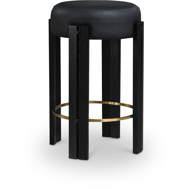 Harrison – Counter Stool With Black Legs