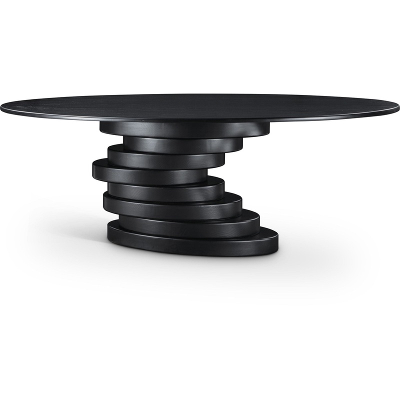 Moriah – Dining Table|Black|Dark Brown|Light Brown