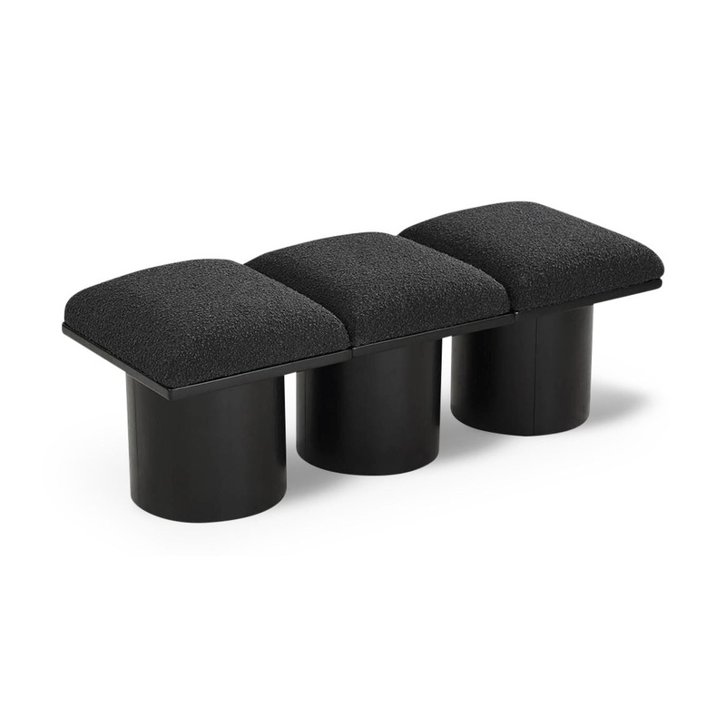 Pavilion – 3 Piece Modular Bench With Black Base