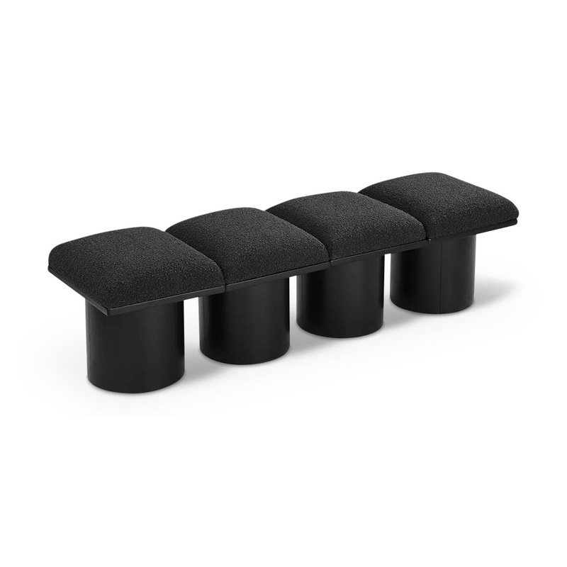 Pavilion – 4 Piece Modular Bench With Black Base