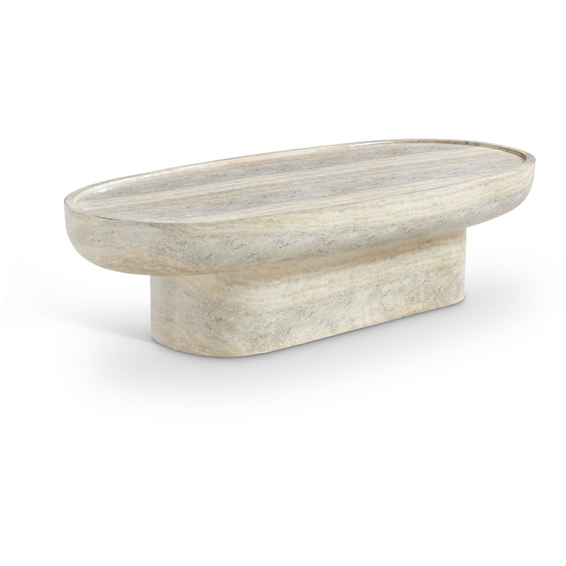 Tivoli – Indoor / Outdoor Coffee Table – Travertine Concrete