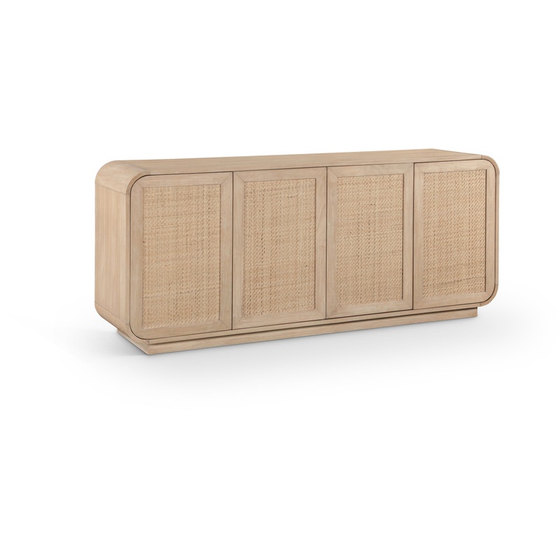 Windsor – 72 Rubberwood Sideboard / Buffet – Natural