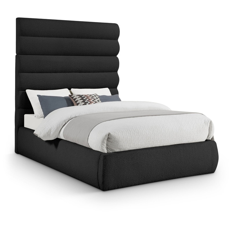 Adam – Boucle Fabric Bed With 70.5 Headboard