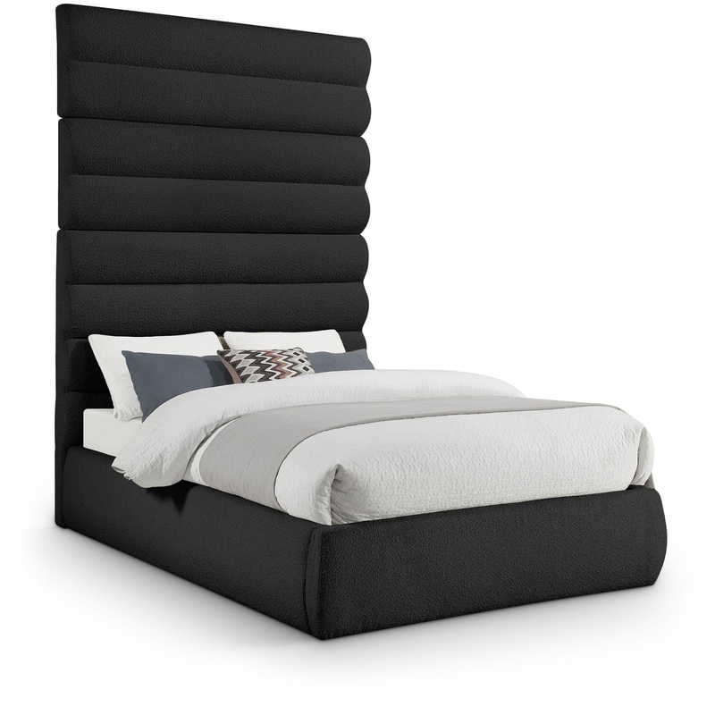 Adam – Boucle Fabric Bed With 89 Headboard