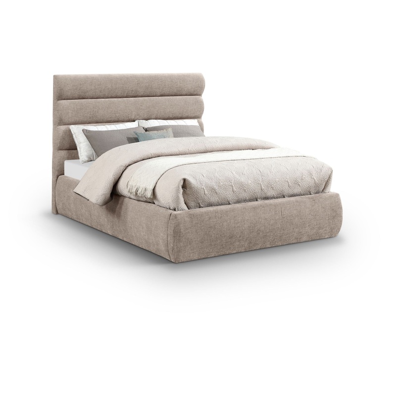 Adam – Chenille Fabric Bed With 52 Headboard