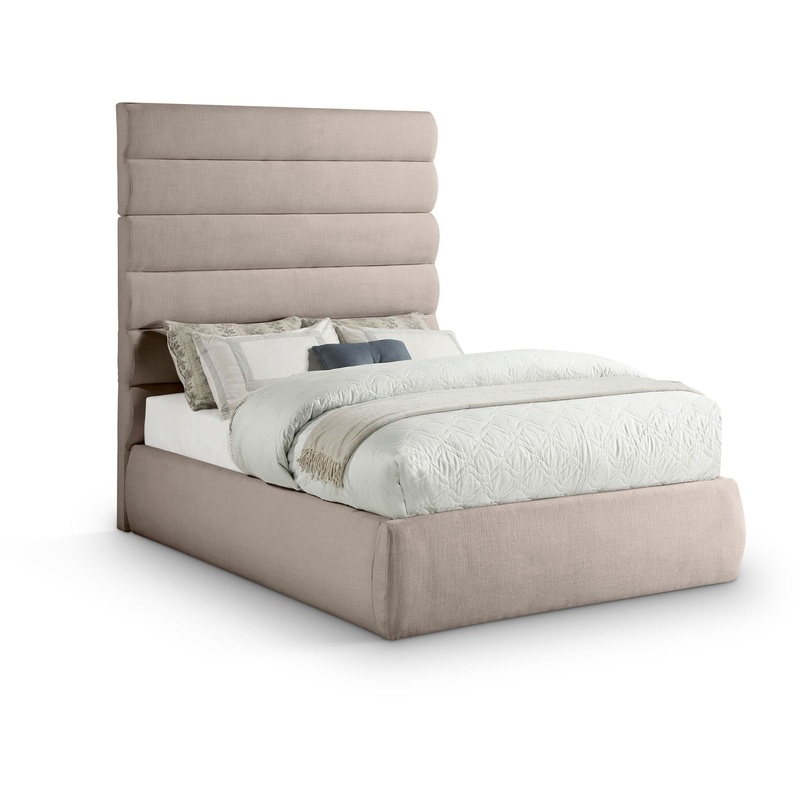 Adam – Linen Fabric Bed With 70.5 Headboard