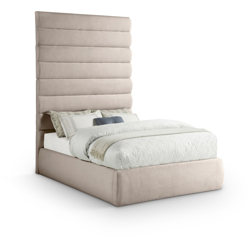 Adam – Linen Fabric Bed With 89 Headboard