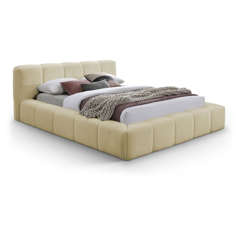 Carlin – Bed|Beige|Dark Brown|White|Dark Green|Full|King|Queen|Twin