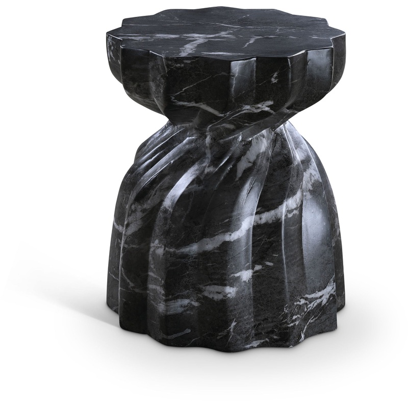 Caserta – Marble Finish Concrete End Table