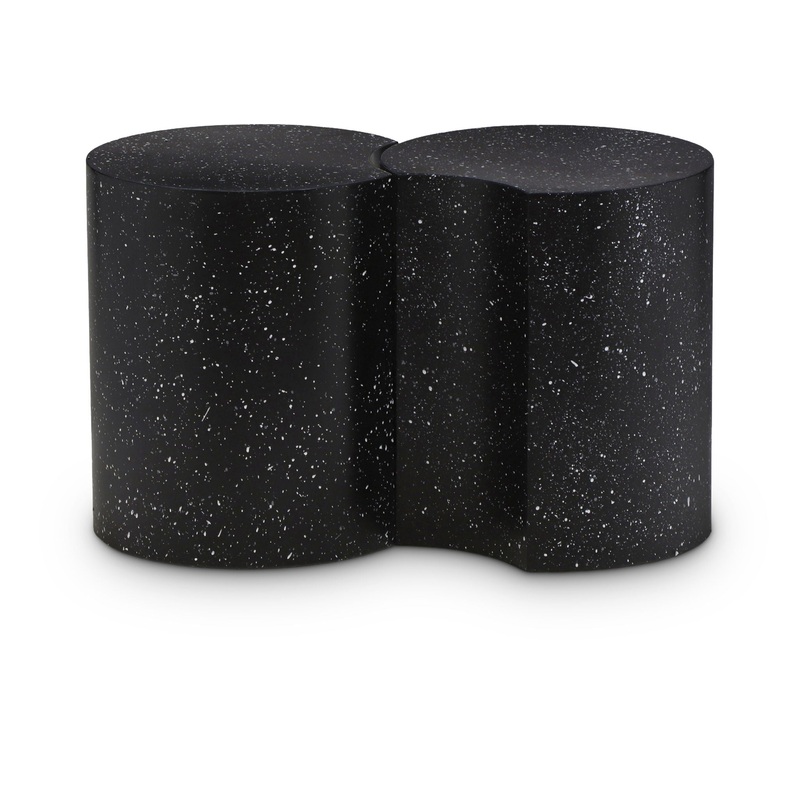 Dimple – End Table – Terazzo Finish