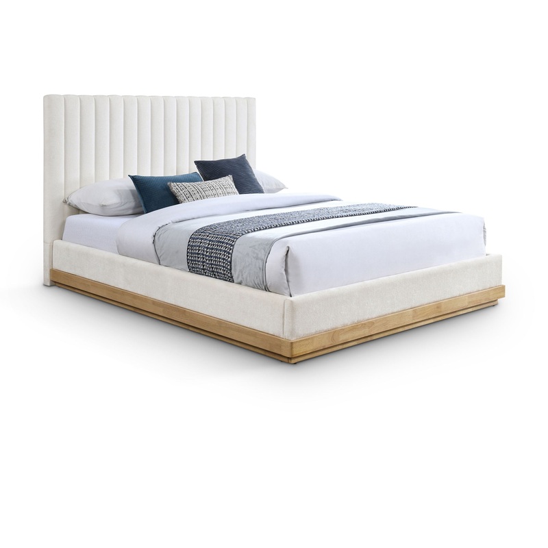 Emmet – Fabric Bed – Light Brown Base