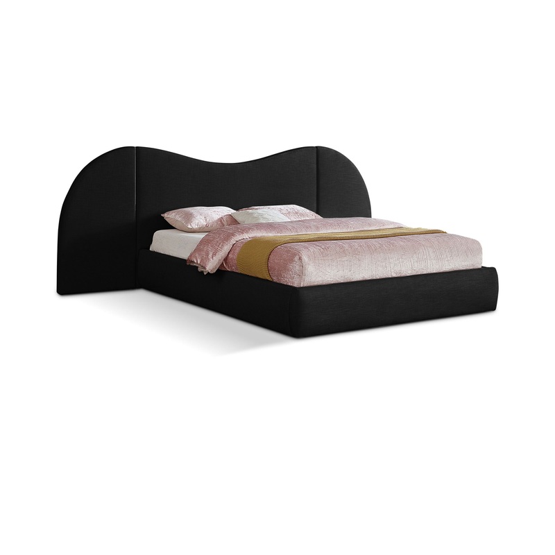 Everest – Linen Fabric Bed|Black|Dark Brown|Beige|Dark Green|Light Brown|White|King|Queen