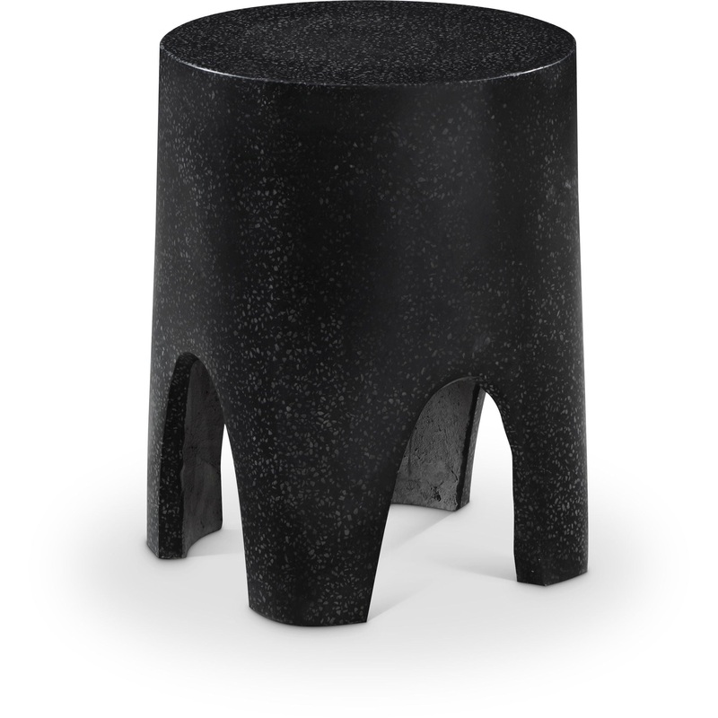 Foligno – Concrete End Table|Black|Dark Brown|Dark Green|Beige|White