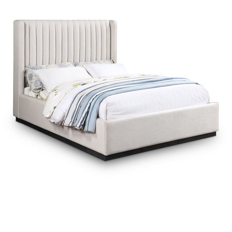 Logan – Bed|Beige|White|Gray|Full|King|Queen|Twin
