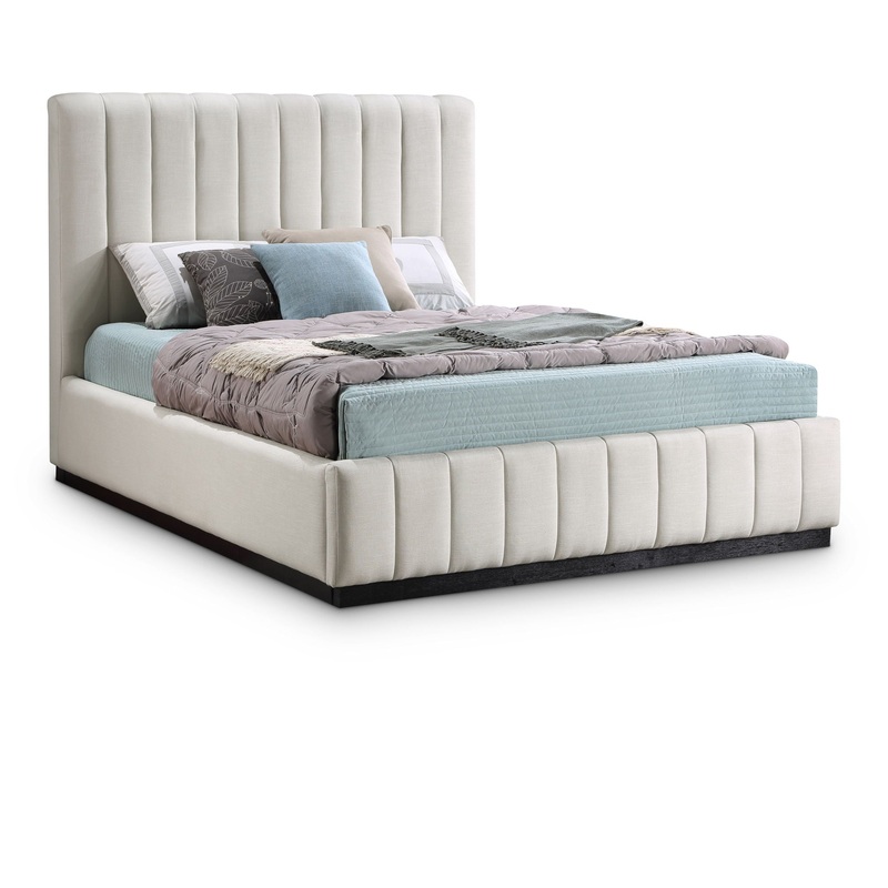 Lucia – Bed|Beige|White|Gray|Full|King|Queen|Twin