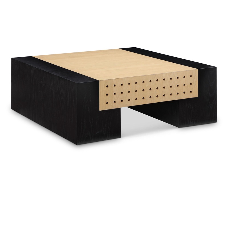 Mondrian – Coffee Table|Black|42″W x 42″D x 16″H|52″W x 28″D x 16″H
