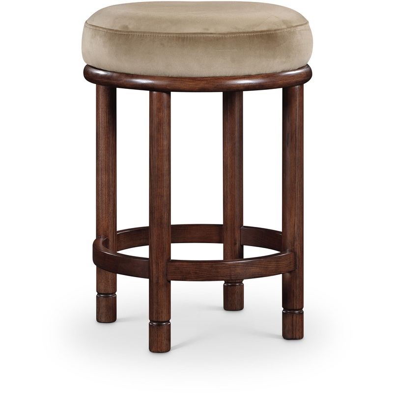 Monette – Counter Stool With Brown Base