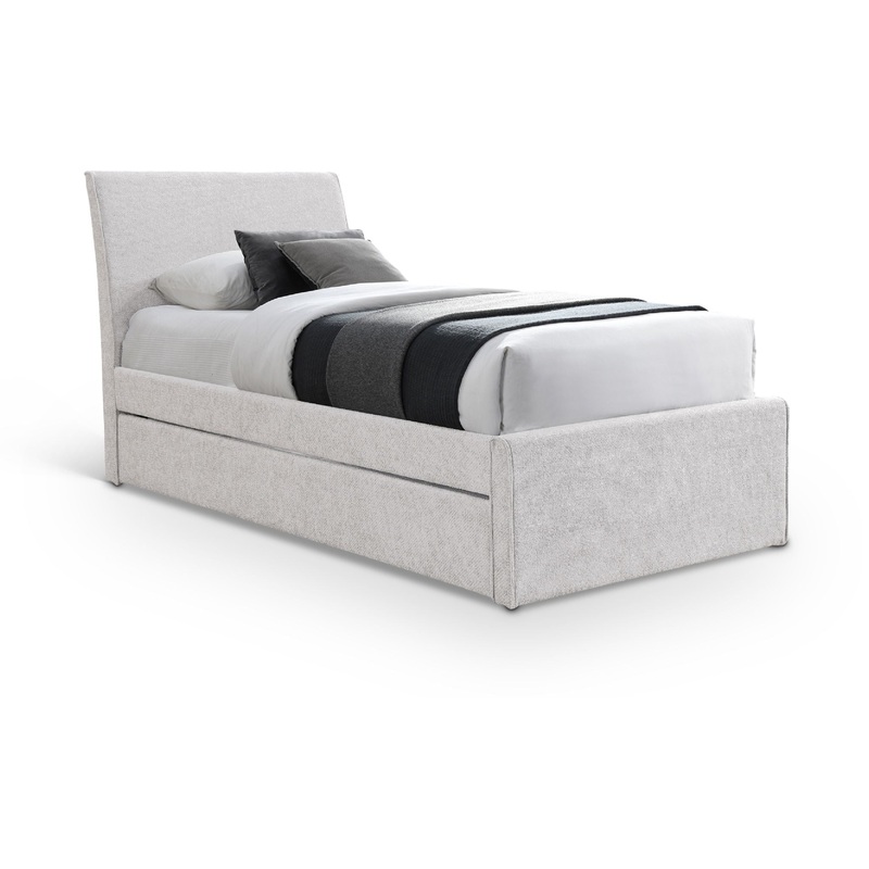 Myles – Chenille Twin Trundle Bed